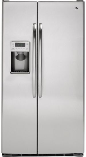GE® ENERGY STAR® 29.1 Side-by-Side Refrigerator-Stainless Steel