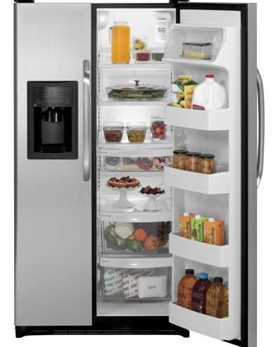 25.3 Cu. Ft. Side-By-Side Refrigerator with Dispenser / Stainless Look