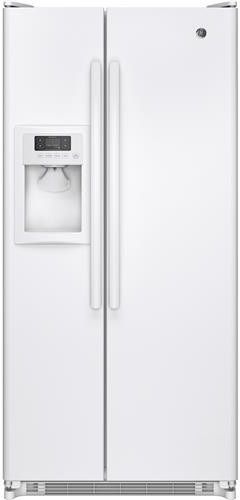 GE® 20 Cu. Ft. Side-by-Side Refrigerator-White