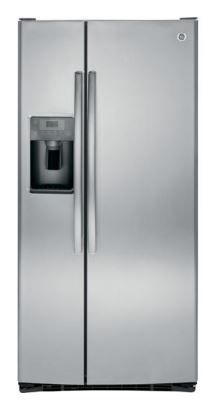 GE® 23.2 Cu. Ft. Stainless Steel Side-By-Side Refrigerator 0