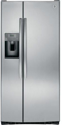 GE® 22.5 Cu. Ft. Stainless Steel Side-by-Side Refrigerator