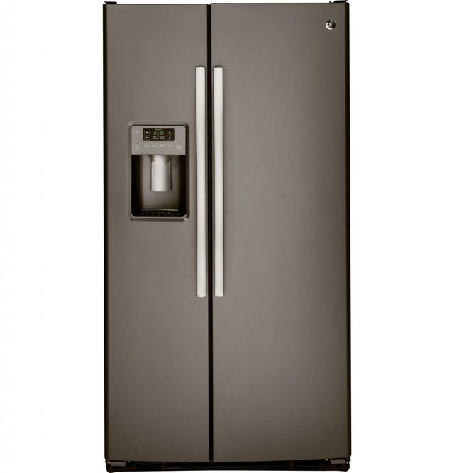 GE® 25.4 Cu. Ft. Side-By-Side Refrigerator-Slate-0