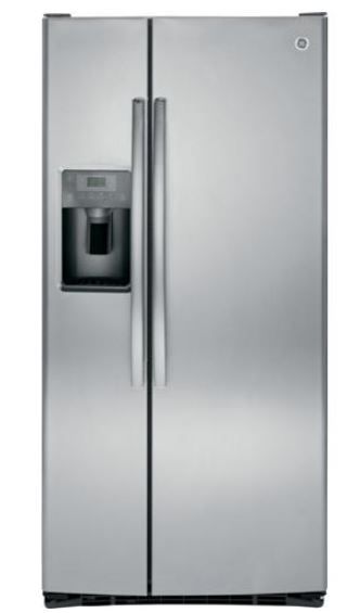 GE® 25.4 Cu. Ft. Stainless Steel Side-By-Side Refrigerator-0