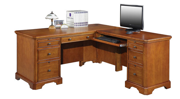 Winners Only® Home Office Topaz 66" Desk with 42" Return