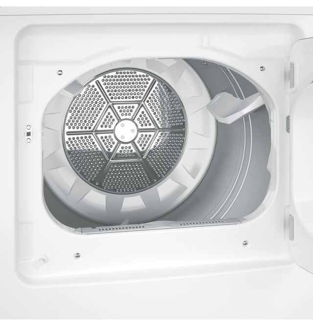 GE® Front Load Electric Dryer-White-1