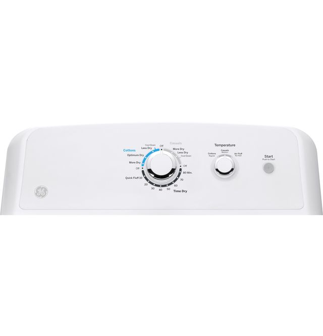 GE® Front Load Electric Dryer-White 3