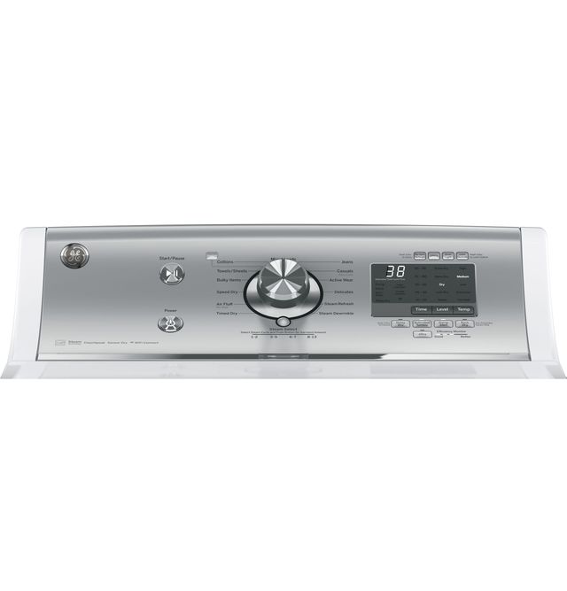 GE® Front Load Gas Dryer-White 1