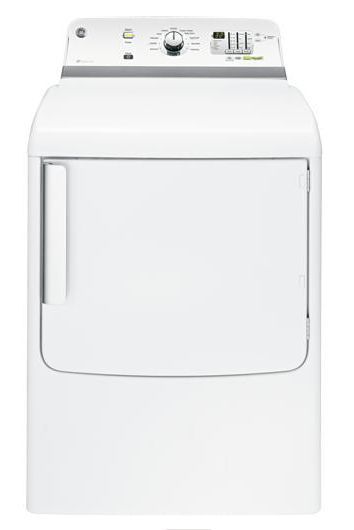 GE® Front Load Gas Dryer-White