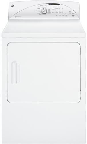 GE® 6.0 Cu. Ft. Gas Dryer-White 0