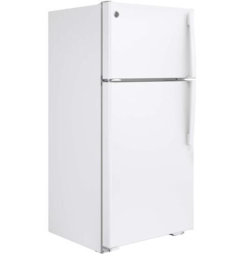GE® 14.6 Cu. Ft. Top Freezer Refrigerator-White 2