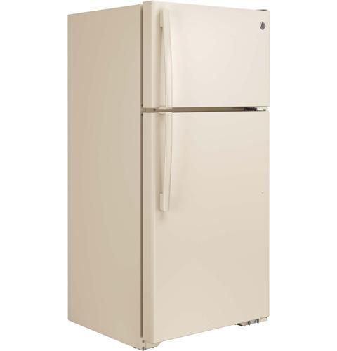 GE® 14.6 Cu. Ft. Top Freezer Refrigerator-Bisque 2