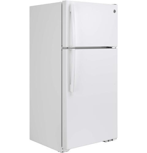 GE® 14.6 Cu. Ft. Top Freezer Refrigerator-White 2