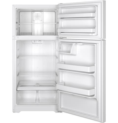 GE® 14.6 Cu. Ft. Top Freezer Refrigerator-White 3