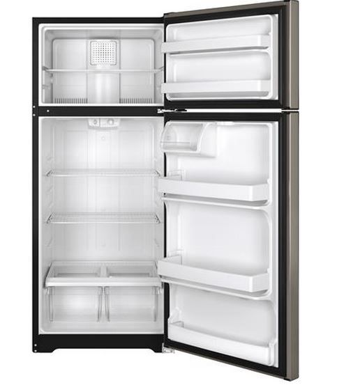 GE® 15.5 Cu. Ft. Top Freezer Refrigerator-Silver 1