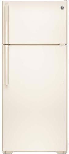GE® 17.5 Cu. Ft. Top Freezer Refrigerator-Bisque