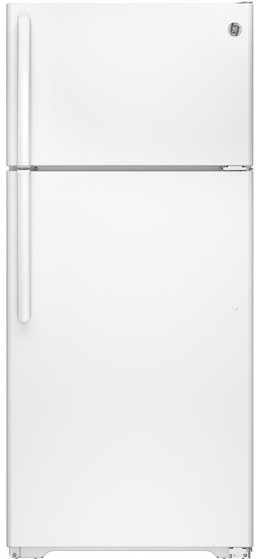 GE® 17.5 Cu. Ft. Top Freezer Refrigerator-White 0