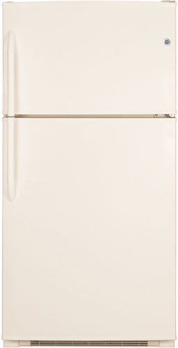GE® 21.2 Cu. Ft. Bisque Top Freezer Refrigerator-GTE21GTHCC