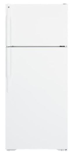 GE® ENERGY STAR® 18.1 Cu. Ft. Top Freezer Refrigerator-White 0
