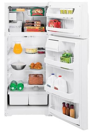 GE® ENERGY STAR® 18.1 Cu. Ft. Top Freezer Refrigerator-White 1