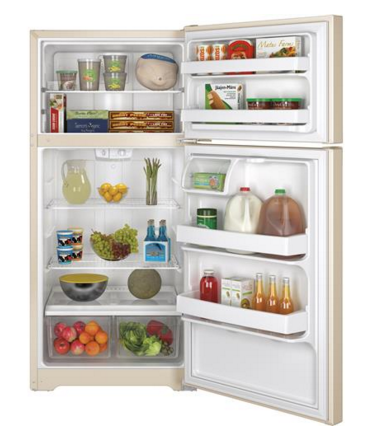 GE® 14.6 Cu. Ft. Top Freezer Refrigerator-Bisque 1