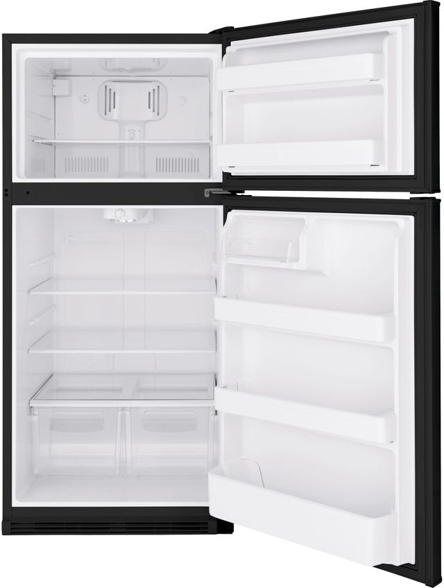GE® 18.2 Cu. Ft. TopFreezer Refrigerator-Black 4
