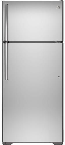 GE® 17.5 Cu. Ft. Top Freezer Refrigerator-Black 2