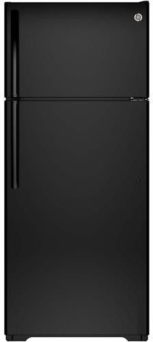 GE® 17.5 Cu. Ft. Top Freezer Refrigerator-Stainless Steel 3
