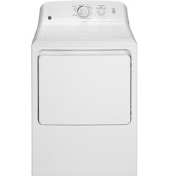 GE® 6.2 Cu. Ft. White Front Load Electric Dryer
