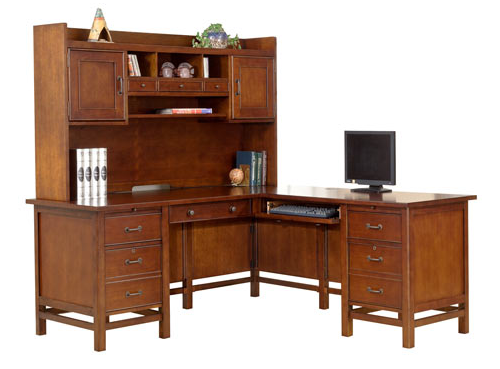 Winners Only® Home Office Willow Creek 68" Desk with 43" Return 0
