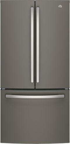 GE® 33 in. 18.6 Cu. Ft. Slate Counter Depth French Door Refrigerator