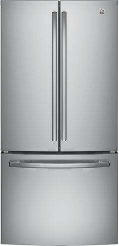 GE® 18.6 Cu. Ft. Stainless Steel Counter Depth French Door Refrigerator