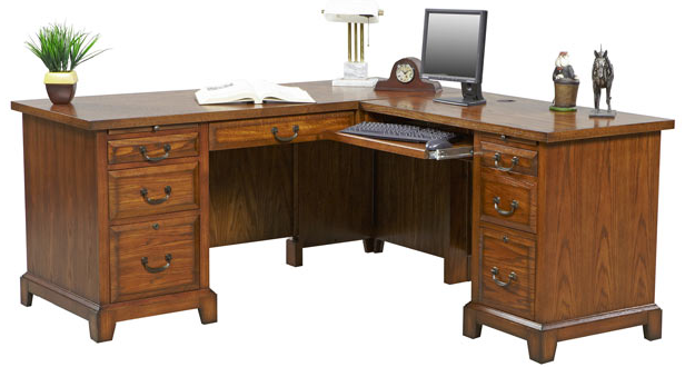 Winners Only® Zahara Medium Oak Desk