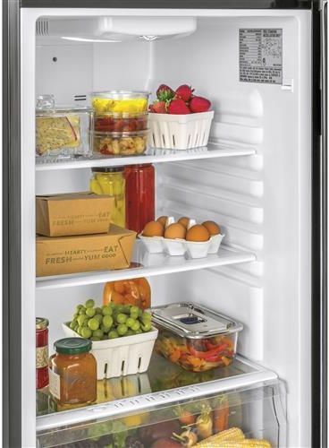 Haier 10.1 Cu. Ft. Top Freezer Refrigerator-Black 5