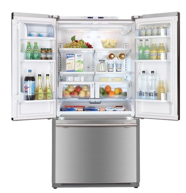Haier 20.6 Cu. Ft. French Door Refrigerator-Stainless Steel 1