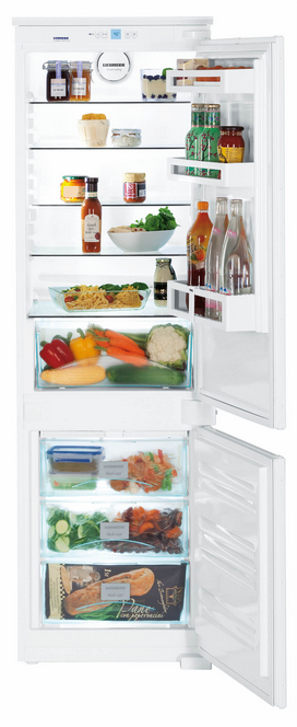Liebherr 9.4 Cu. Ft. Fully Integrated Bottom Freezer Refrigerator-White