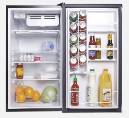 Haier 4.5 Cu. Ft. Stainless Steel Compact Refrigerator 1