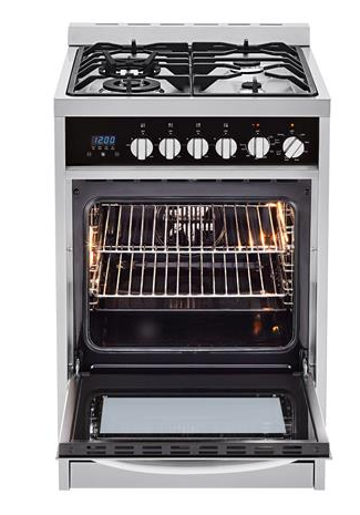 Haier 24" Free Standing Dual Fuel Range-Stainless 5