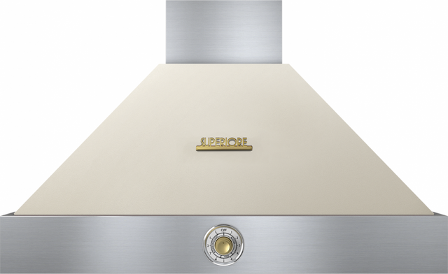 Tecnogas Superiore Deco Series 36" Cream Matte Wall Hood Ventilation