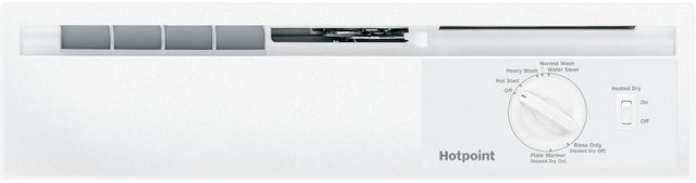 Hotpoint® 24" White Built In Dishwasher-1