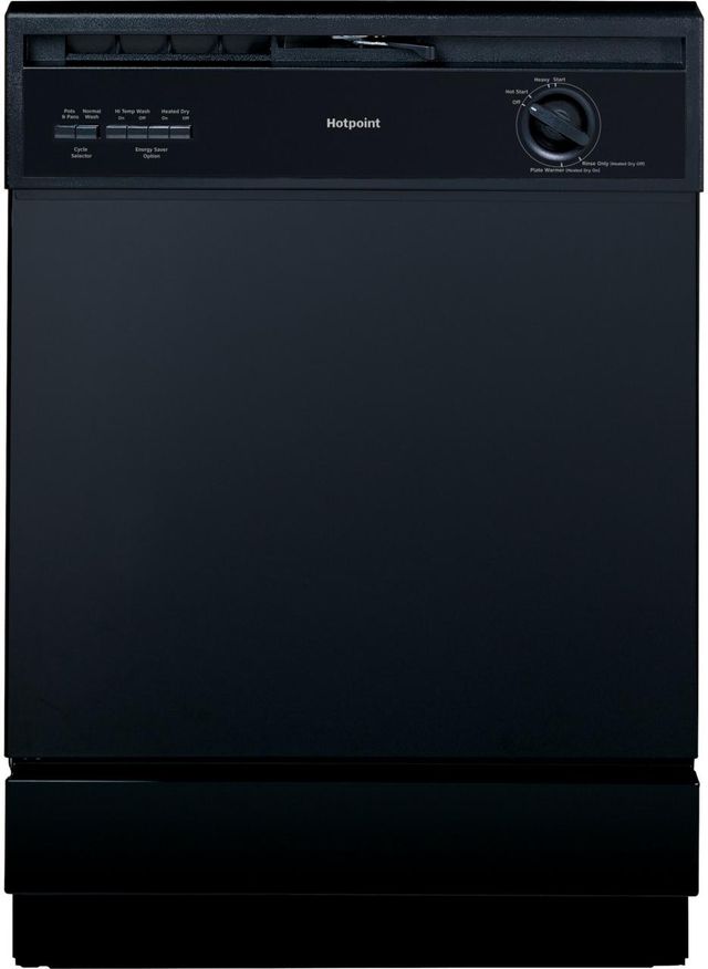 Hotpoint® 24" Built In Dishwasher-Black 0