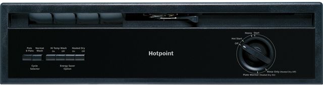Hotpoint® 24" Built In Dishwasher-Black 1