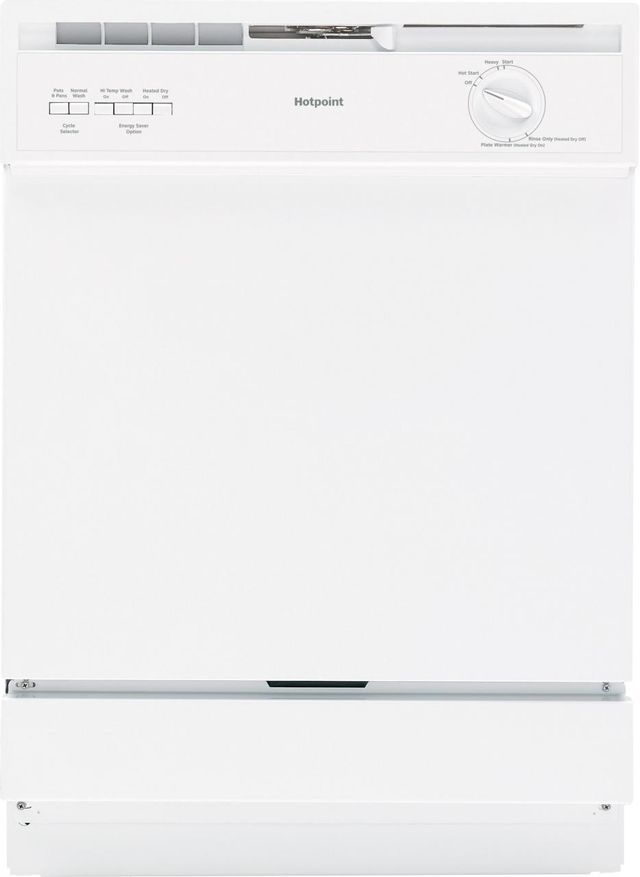 Hotpoint® 24" Built In Dishwasher-White
