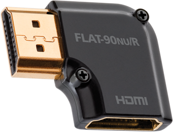 AudioQuest 90 Degree NU/R Adaptor Flat HDMI Adaptor 0