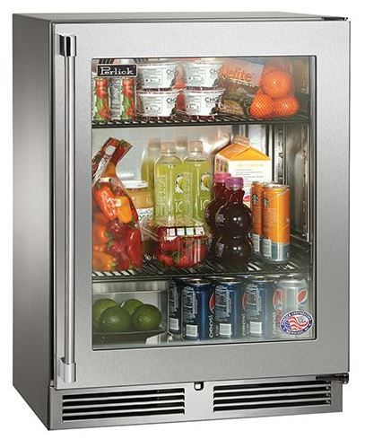 Perlick® Signature Series 24" Outdoor Sottile Refrigerator-Stainless Steel