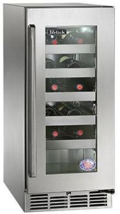 Perlick Signature Series 15" Wine Reserve-Stainless Steel/Glass
