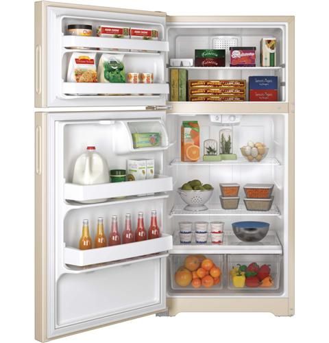 Hotpoint® 14.6 Cu. Ft. Top Freezer Refrigerator-Bisque 1