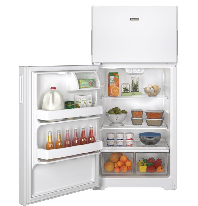 Hotpoint® 14.58 Cu. Ft. White Top Freezer Refrigerator 4
