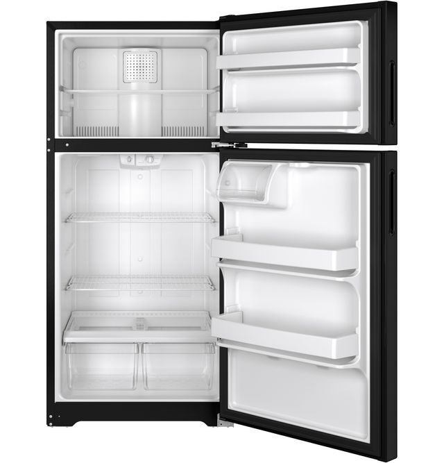 Hotpoint® 14.58 Cu. Ft. Top Freezer Refrigerator-Black 2