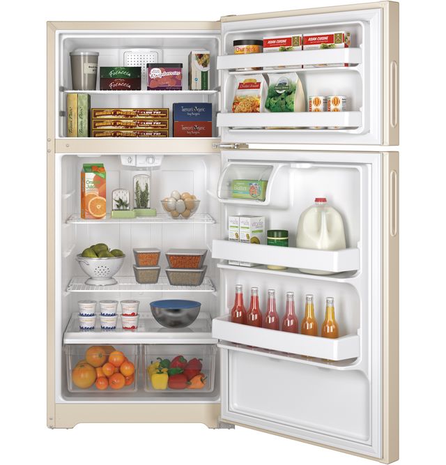 Hotpoint®14.58 Cu. Ft. Bisque Top Freezer Refrigerator 3