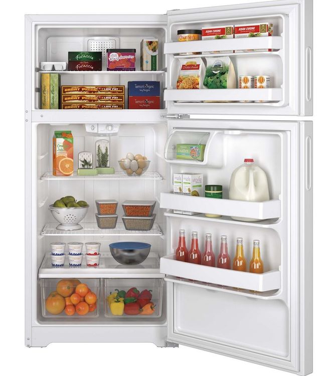 Hotpoint® 14.58 Cu. Ft. White Top Freezer Refrigerator 11